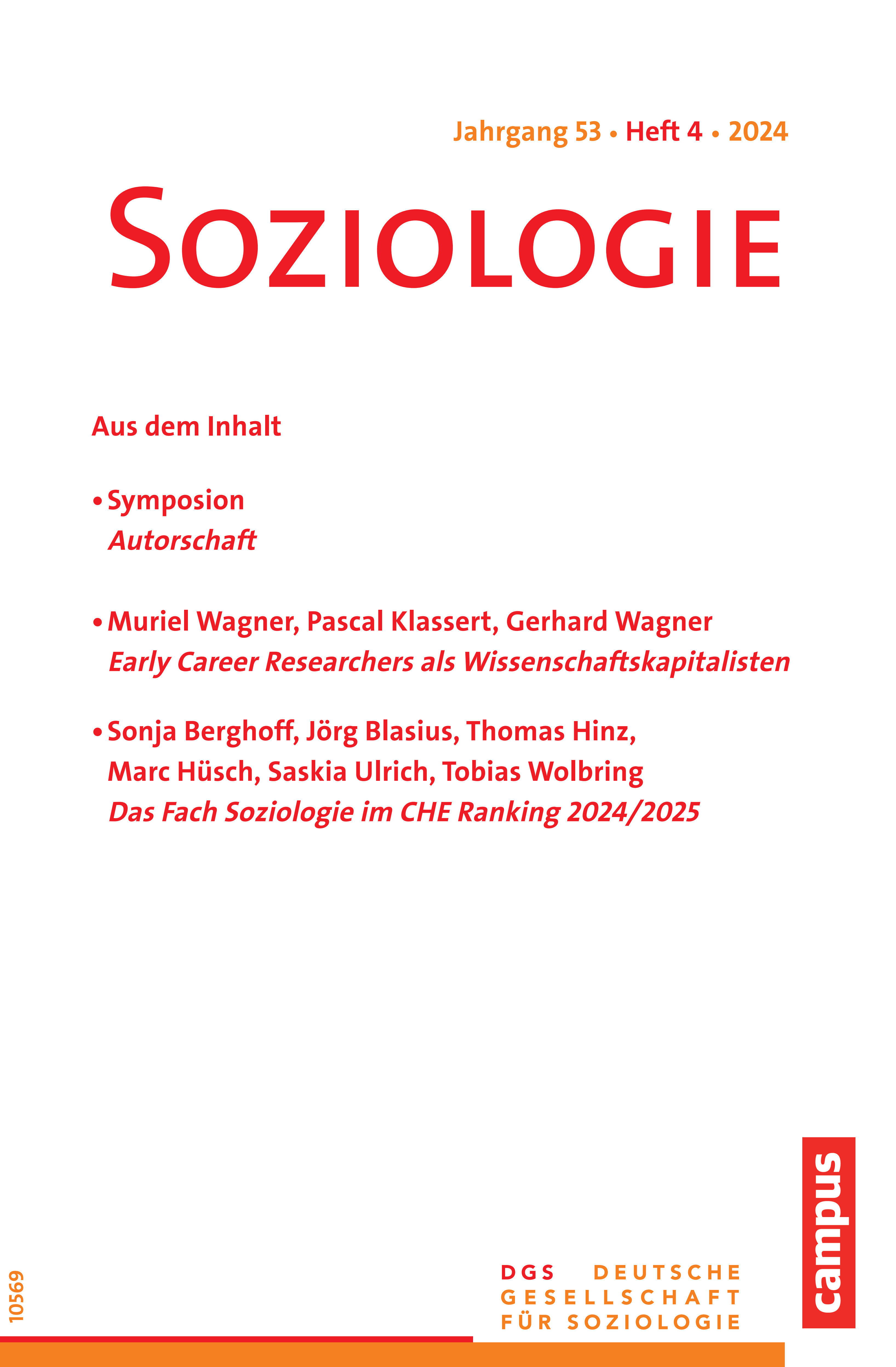 					Ansehen Nr. 4 (2024): Soziologie · Jg. 53 · Heft 4 · 2024
				